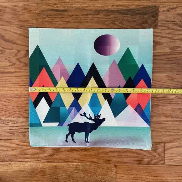 Elisabeth Fredriksson Two (2) Multicolor Pillow Covers Square (17.5”x17”) - Picture 6 of 7